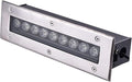 Outdoor Buried Lights LED Landscape Lights Rectangular Underground Light IP65 Waterproof Path Light Outdoor Garden Floor Light Lighting Project Landscape LGreen Light 18W