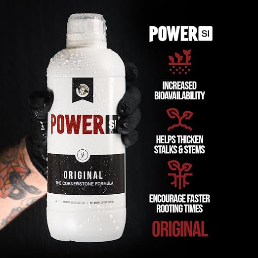 PowerSi Original 5L – Premium Silica Supplement for Stronger Plants &amp Maximum Nutrient Uptake – Enhances Growth Resilience &amp Yield – Highly Concentrated &amp Fast-Acting