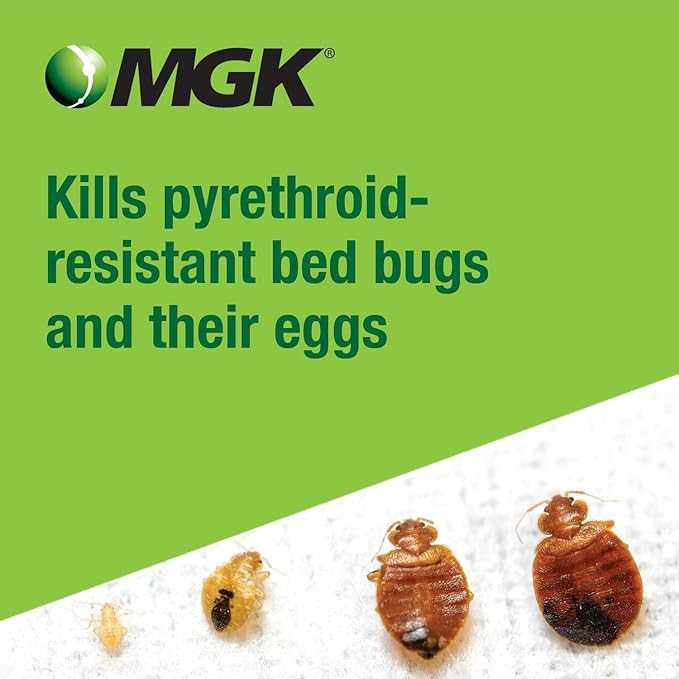 MGK Bedlam Plus® | Fast-Acting Bed Bug Spray Aerosol | Insecticide Spray | for Indoor Use on Mattresses Wood Furniture and Carpets | 17 Ounce Can