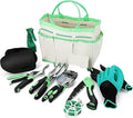 Garden Tool Set 12 Piece Gardening Tool Set with Canvas Organizer for Men and Women Outdoor Gardening Supplies Ideal Gardening Gifts for Women