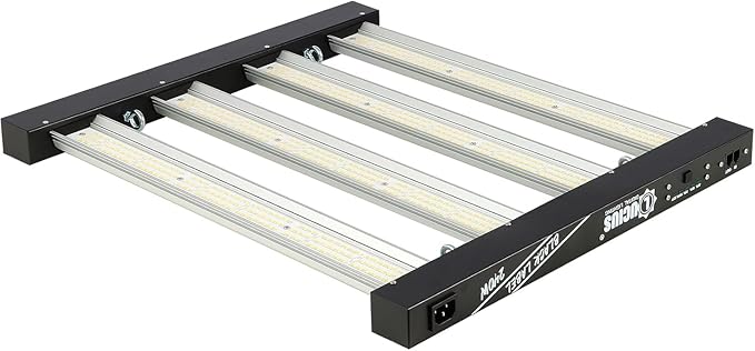 Lucius 240W LED Grow Light with LM281B Diodes 2.9 µmol/J High Efficiency Dimmable 4-Bar Light with 1200 Diodes Full Spectrum Plant Grow Lamp for Indoor Plants Seeding Veg Bloom 120/240/277V