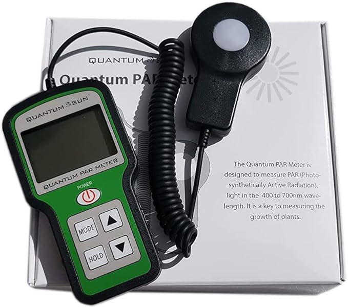 Quantum Par Meter Light Meter for Plants Led Grow Lights Indoor High Precision Rechargeable