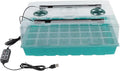 CHICIRIS Plant Starter Kit Seed Starter Tray with Grow Light and Humidity Dome Transparent Design for Indoor Plants Full Spectrum Light Customizable Lighting Drainage Design