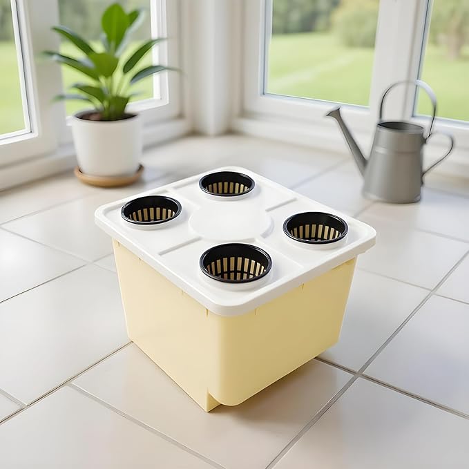 Hydroponic Bucket Siphonic Drainage Garden Supplies Soilless Cultivation Barrels for Indoor Outdoor Windowsill Balcony Greenhouse Tomato Cucumber Fruit