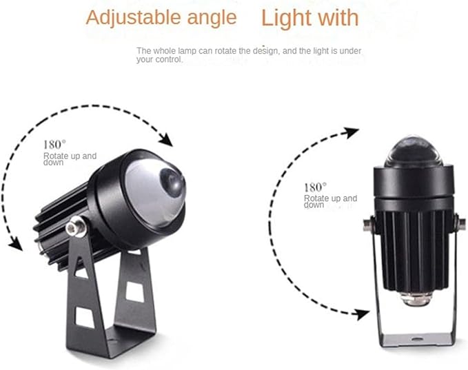 Led Spot Lights - Spotlight Led Beam Light AC85-265V Narrow Beam Spotlight IP65 Outdoor Waterproof Wall Lamp Landscape Lighting Outdoor Spotlights Landscape Lights(White3W(AC85-265V))