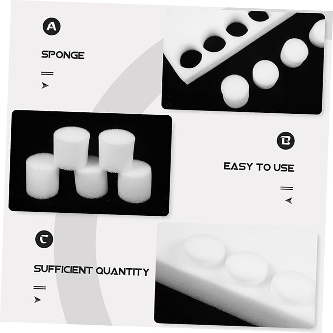 GALPADA 300pcs Soilless Hydroponic Sponge Blocks for Vegetable Cultivation for Indoor Hydroponics Planting Sponges for Easy Growth Lightweight and Easy to Use