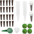 Mikikit 1set Hydroponics Transparent Humidity Domes for Indoor Gardening for Planting Tomatoes Flowers and More Soilless Cultivation