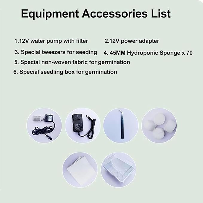 Hydroponics Tower Hydroponic Growing Aeroponics Grow Kit Aquaponics Planting for Fruits and Vegetables with Hydrating Pump