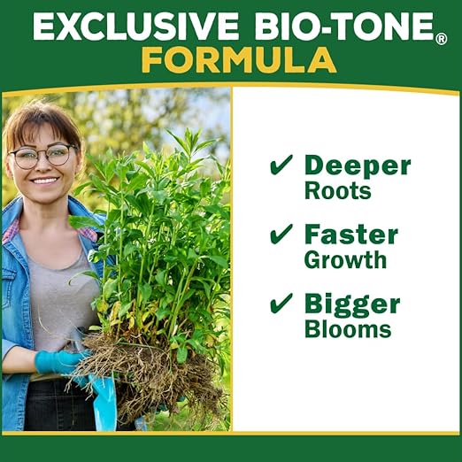 Espoma Organic Garden-Tone 3-4-4 Organic Fertilizer for Cool &amp Warm Season Vegetables and Herbs. Grow an Abundant Harvest of Nutritious and Flavorful Vegetables – 4 lb. Bag - Pack of 2