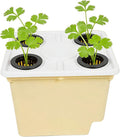 Hydroponic Vegetable Planter - Siphonic Drainage Gardening Supplies | Soilless Cultivation Barrels | for Indoor Outdoor Windowsill Balcony Greenhouse Tomato Cucumber Fruit