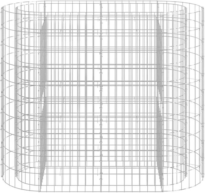 Gabion Raised Bed Galvanized Iron 47.2x19.7x39.417.55 KG152032