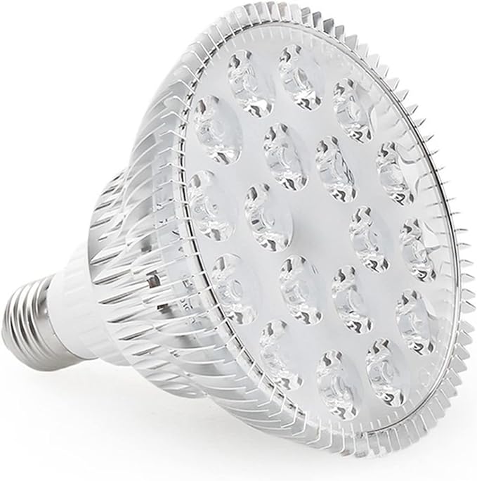 E27 LED Plant Grow Light 54W Par38 Full Spectrum Phyto Grow Box for Flower Seed Growth Hydroponics Veg Growing (Color : 12red 6yellow)