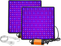 2PCS Upgraded 1000W LED Grow Lights Full Spectrum Dimmable Plant Grow Light for Greenhouse and Indoor Plant Veg and Flower GrowingBlack