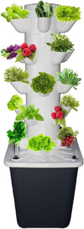 Hydroponics Growing System kit 25 Pods Vertical Hydroponic Tower for Smart Indoor Home Gardening Lovers Hydroponic Germination Kit