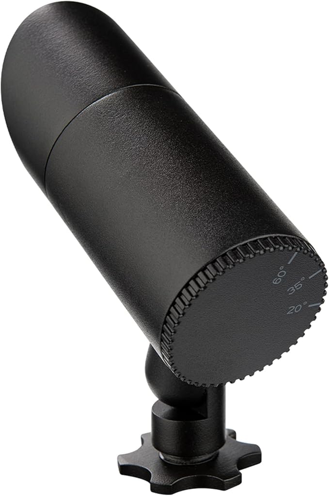 WAC Landscape Lighting LED 12V Basic Accent Light 6W with Adjustable Beam Angle 3000K in Black