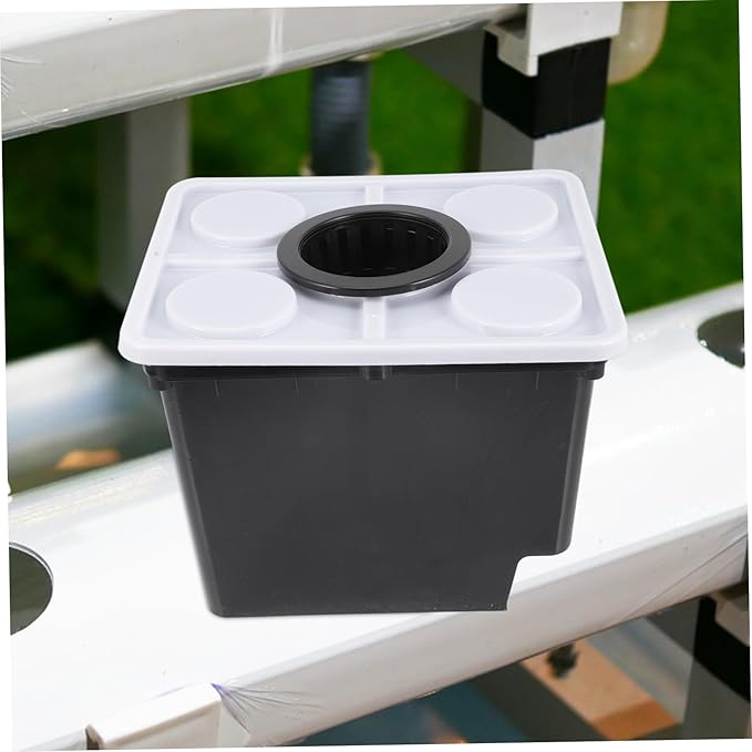 Hydroponic System for Greenhouse Planting Suitable for Vegetables Fruits and Flowers Durable Plastic Dutch Planter Multiple Planting Spaces