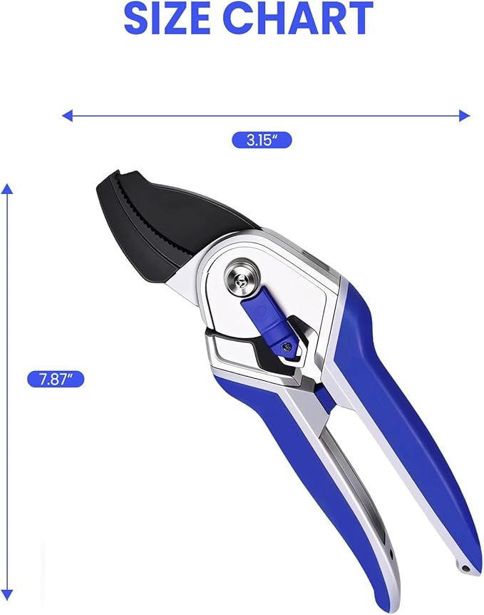 Garvee Professional Pruning Shears &amp Garden Shears Set | Stainless Steel Blades with Ergonomic Comfort Grip | Essential Gardening Tools for Women &amp Plant Care Enthusiasts