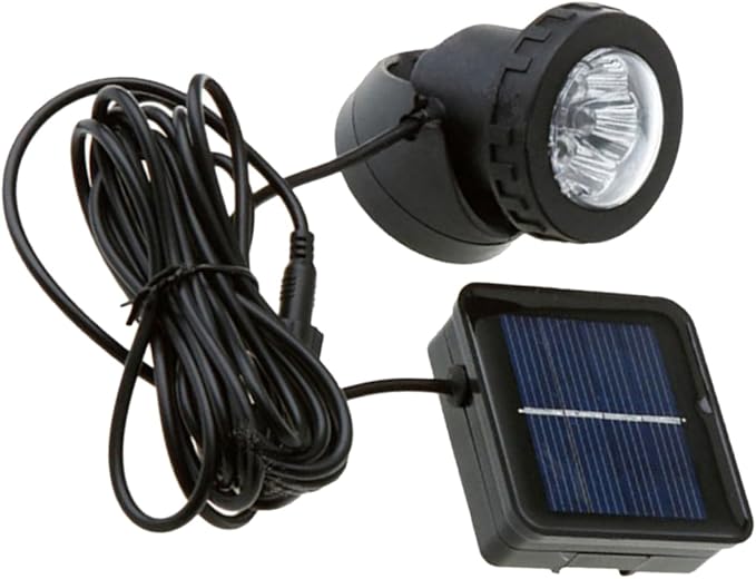 Solar Underwater Light Projector for Garden and -efficient Landscape Spotlight Light for Outdoor Events and Decorations