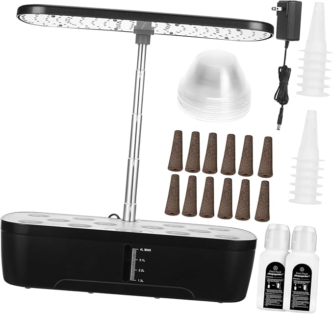 1set Hydroponics Growing Led Grow Light Automatic Indoor Garden for Vegetables Intelligent Control Capacity Suitable for Home Gardening
