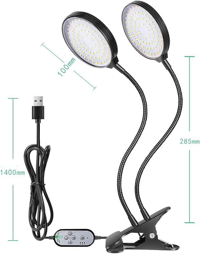 Grow Lights for Indoor Plants Plant Grow Light Plant Lights for Indoor Growing Plant Grow Lights Indoor with Options for 4h 8h or 12h and Five Levels of Brightness for Any