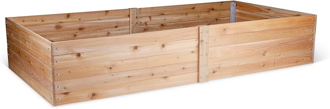 Infinite Cedar Select Cedar Raised Garden Bed (4' x 8' x 17.5 H)