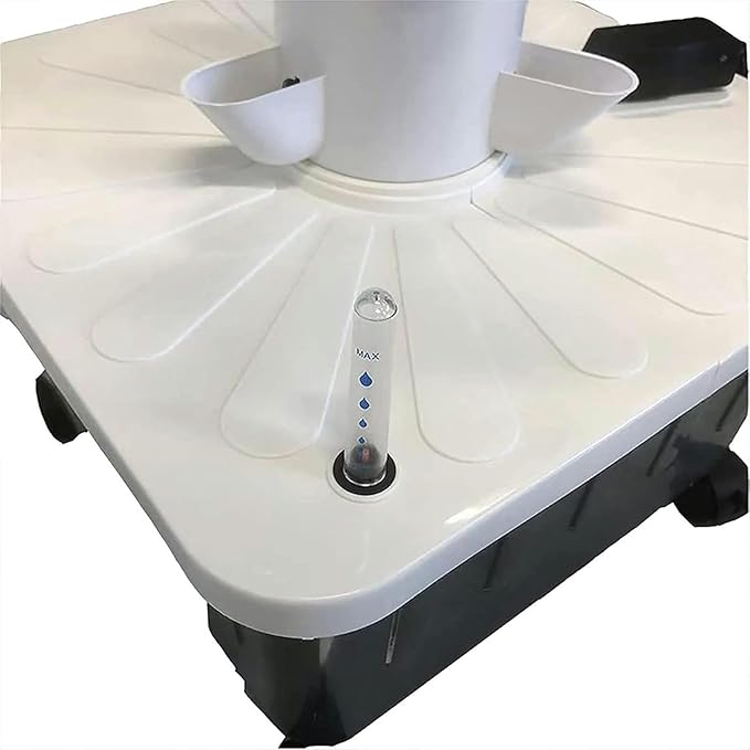 45 Pots Aquapony Cultivation Vertical Air Cultivation Tower Equipment for Indoor Herbs with Moisturizer ~/ Pump ~/