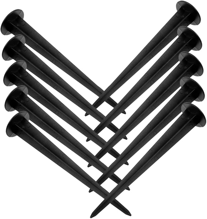 Balacoo 20pcs Solar Lamp Stakes for Outdoor Lights Replacement Stakes Ground Spike for Garden Supplies