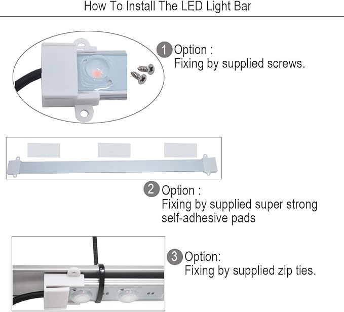 Litever Grow Light Strip Kit 36W with Timer 4 pcs 16 Inches LED Grow Light Strips with Extension Cables Mounting Accessories for Greenhouse Grow Shelf. Perfect for Indoor Growing-(4-Strip-Kit)