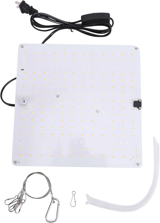 YUYTE Full Spectrum Grow Light 22W LED Plant Light with High PAR Output and Hanging Hook for Hydroponic Greenhouse Flower Indoor Plants (US Plug)