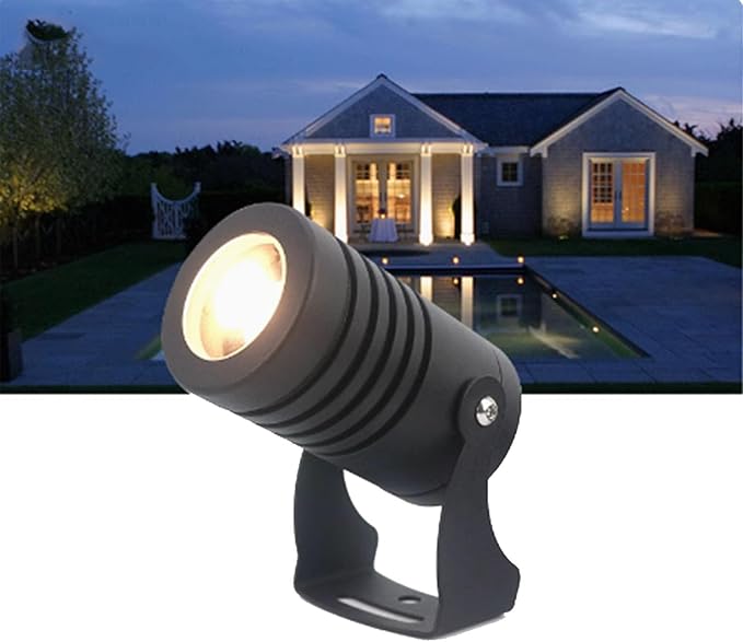 Rotation Spotlight - Led Beam Light Outdoor Building Exterior Wall Projector Lights IP67 Narrow Beam Spot Lights DC24V/AC85-265V Outdoor Landscape Lights Floor Lamp(Green10W(DC24V))