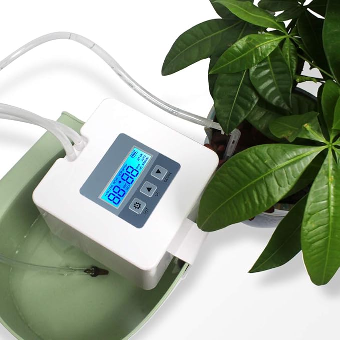 Upgraded DIY Automatic Drip Irrigation Kit 15 Potted Houseplants Support Indoor Watering System for Plants with Digital Programmable Water Timer