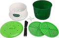 Fydun Soybean Sprout Machine Bean Sprouts Large Capacity Food Grade High Automatic Soy Germination Trays with 360 Degree Sprayer Growing Kit for Home Use 3 Safety Degrees Widely (110V US Plug)