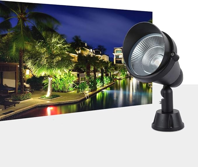 Recessed 5W/10W/20W/30W LED COB LED Landscape Projector Lights Ip65 Waterproof Landscape Lamp Spotlight Integrated (Color : Yellow Light Size : 20W)