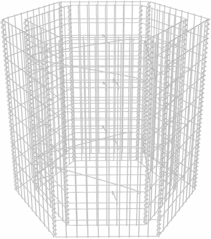SKM Hexagonal Gabion Raised Bed 39.4x35.4x39.4
