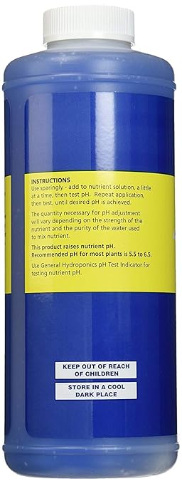General Hydroponics pH Up Liquid Fertilizer 1-Quart - 2 Pack