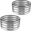 JERIA Raised Garden BedGalvanized Raised 2 PCS 2×2×1ft Planter Boxes Outdoor with Easy Assembly Round Garden Bed for Vegetables Fruits Flowers