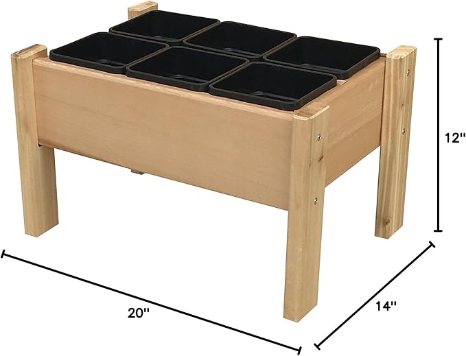 Plantables Elevated Garden Bed 20 x 14 x 12