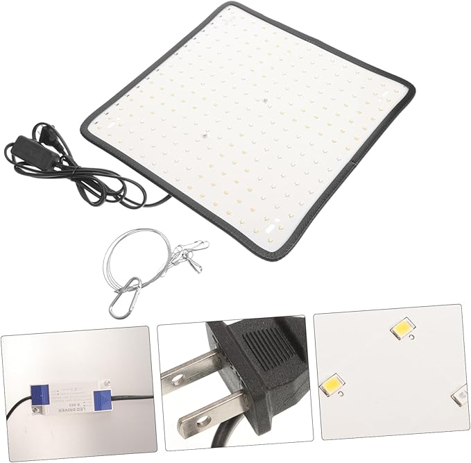 Led Grow Light for Indoor Plants Led Full Grow Lights Hanging Chain Lamp for Greenhouse Bonsai Home Gardening Us Plug