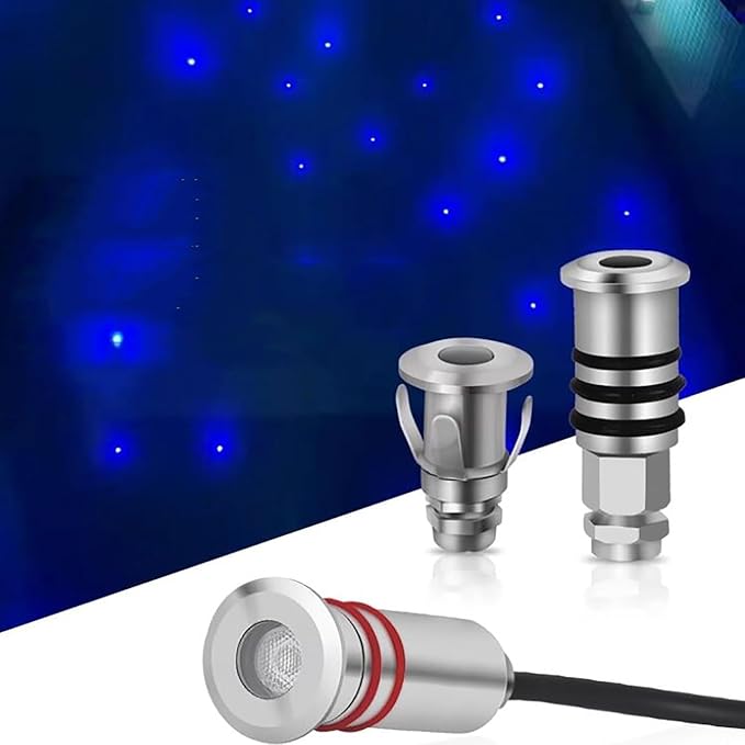 Mini Ground LED Lights - IP68 Waterproof Underwater Landscape Spotlights for Pool Stairs and Fountain - Easy Installation