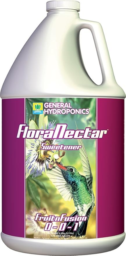 General Hydroponics GH1603 Flora Nectar Fruit and Fusion for Gardening 1-Gallon fertilizers 1 Gallon White