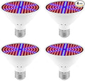 4PCS 20W LED Full Spectrum Plant Lights 110V Natural Red Blue Seedling Lighting E27/E26 Natural Spectrum Hydroponic Bulbs AC100-277V Indoor Fruit Flower Plants Lamping UV/IR Hydroponic Potted Moss