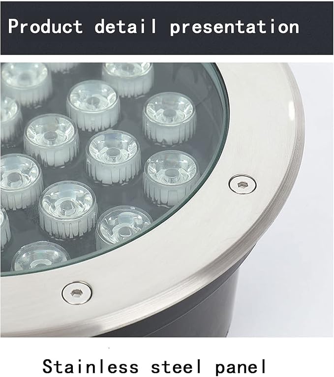 Outdoor Underground Lamp Recessed Spotlight Anti-Rust Aluminum IP65 Waterproof Landscape Light for Garden Walkway Bridge