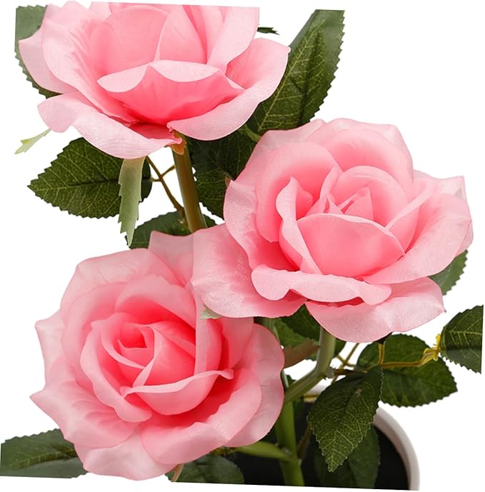 BESPORTBLE Rose Solar Lights Outdoor Artificial Roses Garden Lights Solar Power Lights for Outdoors Tulip Lanterns Lighting Rose LED Lights Rose Flower LED Light Flower Solar Lights Outdoor