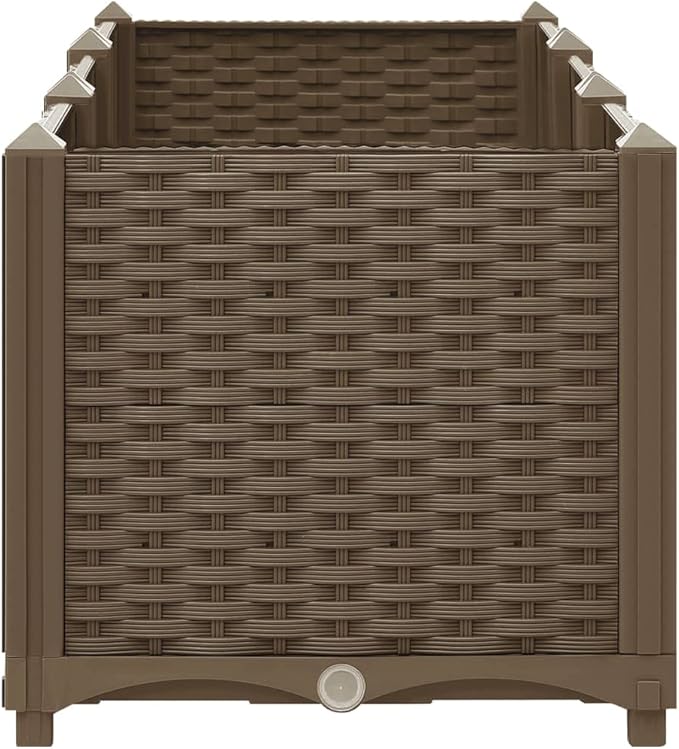 Raised BedGarden PlantersGarden PlantersGarden CenterpiecesGarden BedsRaised Beds for Growing FlowersHerbs and Fruits47.2x15.7x15 Polypropylene