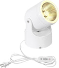 5W Full Spectrum Spot Light Plant Growing Light 5.9 Feet Timing Switch Cord Indoor Wall Mounted Adjusted Angle Floor Stand Lighting Modern Style for Indoor Plants