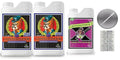 Advanced Nutrients Connoisseur Bloom A &amp B 4 Liter &amp Bud Factor X 4 Liter Bundle with Conversion Chart and 3mL Pipette