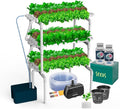 Hydroponic Kit N8 NFT System for 96 Plants Complete Indoor Garden with Nutrients Seeds &amp Accessories