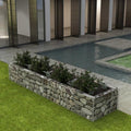 Gabion Raised Bed Steel 141.7x35.4x19.7