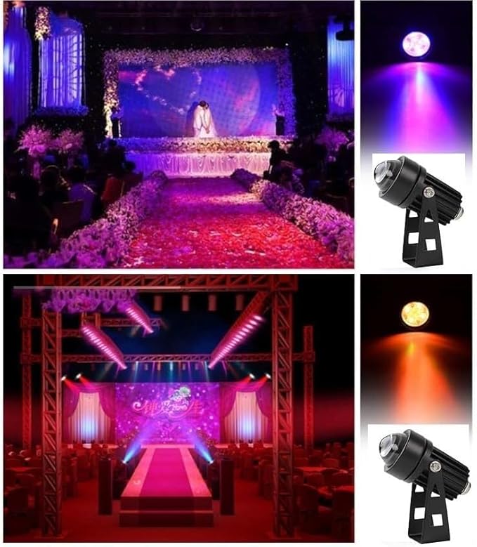 2pcs Led Spot Lights - Spotlight Led Beam Light 5W Outdoor Wall Lamp Landscape Lighting IP65 Waterproof LED Spotlight Narrow Beam Spotlight for Garden Courtyard(Yellow5W(12V))