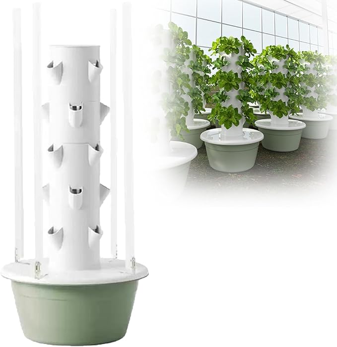 Hydroponics Growing System with Pump and Net Pots - Indoor Smart Garden 7 Layers Complete Hydroponic Growing Kit for Home and Garden